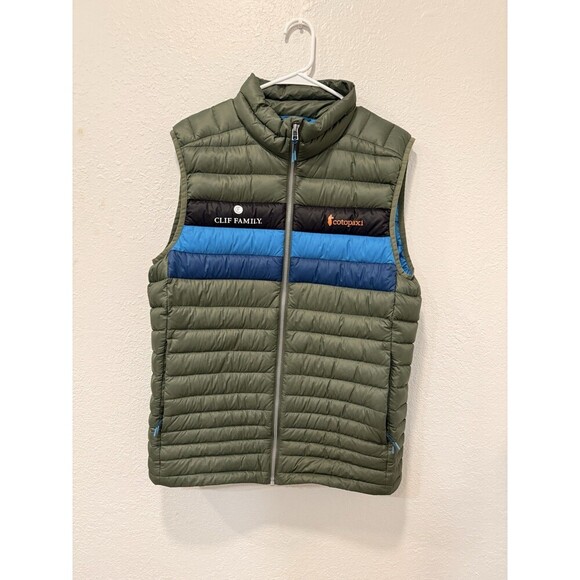 Cotopaxi Vest Mens Medium Green Fuego Puffer Down 800 Slim Fit Outdoor Hiking - Picture 2 of 10